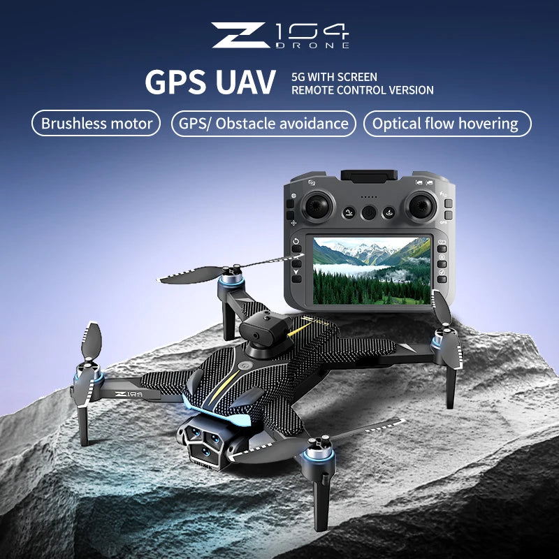 For Xiaomi Z104 GPS positioning Drone 8K HD Aerial Photography Dual Camera Brushless Quadrotor Obstacle Avoidance Aerial RC UAV