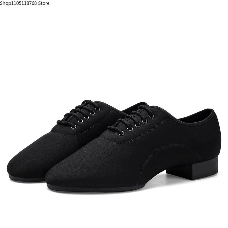 Mens Dance Shoes  Outdoor Indoor Ballroom Waltz Dance Shoes Adult Black Tango Jazz Modern Dance Shoes