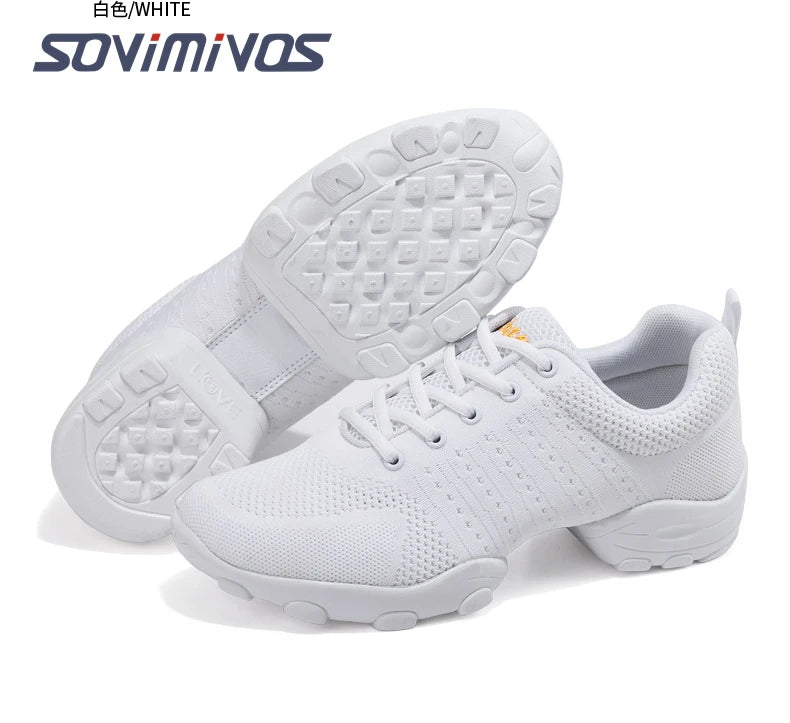 New Coming Dance Sneakers Jazz Shoes Dancing Modern Footwear Belly Contemporary Gym Dancers Leisure Sports Men Women Child Adult