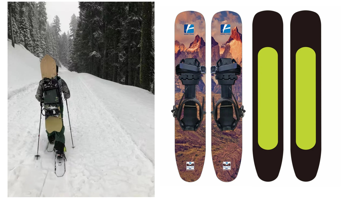 2025 XP Across (Remote Skiing) Telemark Mountain Snowboard Full Set