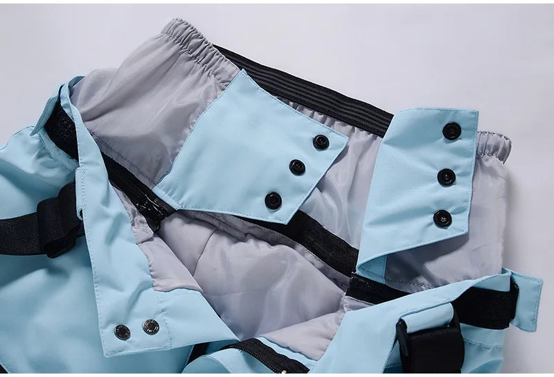 Winter Unisex Ski Pants Windproof Waterproof Snowboard Wear Outdoor Warm Snow Sports Pants Men Women Skiing Trousers