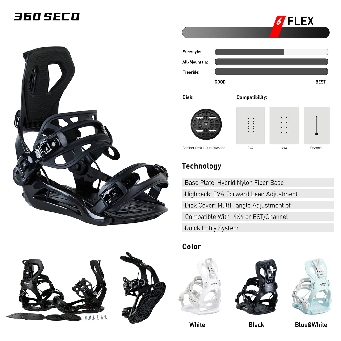 Full Set Snowboard Package with Bindings and Boots