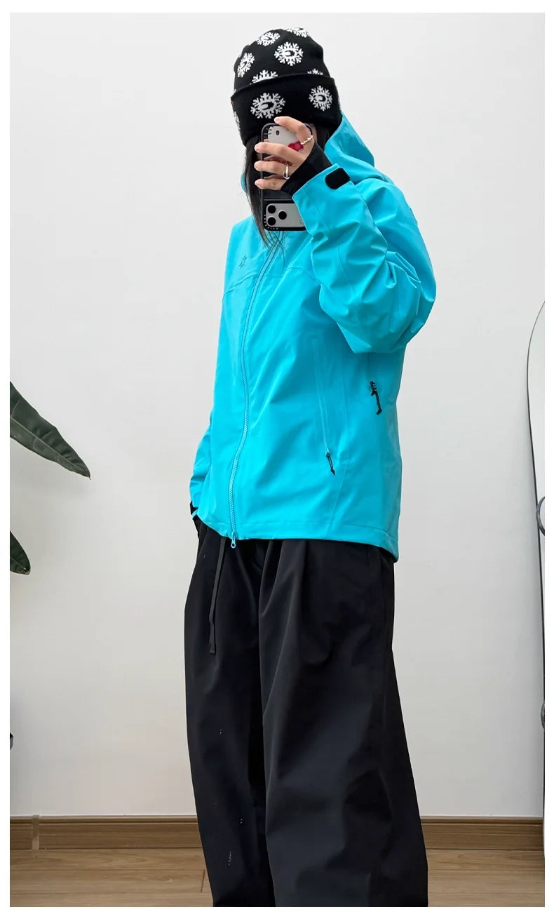 John Snow 2025 3L Ski Jacket & Pants Set Waterproof Snowboard Suit Thermal Winter Sports Gear with Fleece Lining for Men & Women