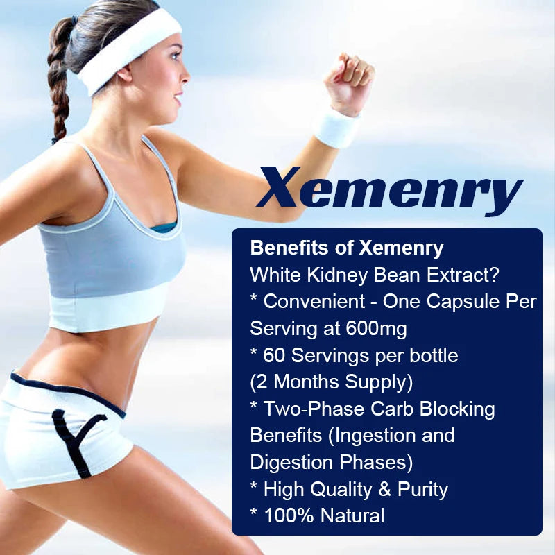 Natural White Kidney Bean Extract - Trapping Carbohydrates 100% Pure Carb Blocker