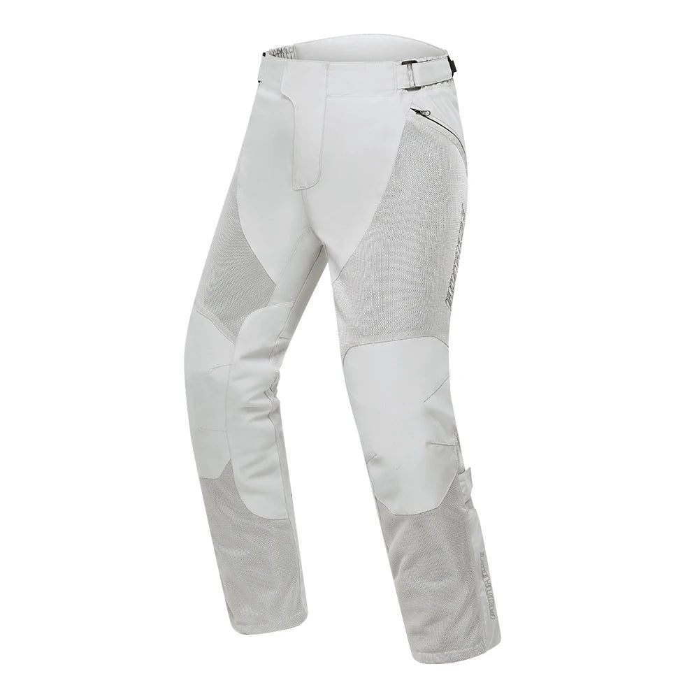 Summer Motorcycle Pants Man Mesh Lightweight Breathable Outdoor Motorbike Riding Pants With Protective Gear Motocross Pants