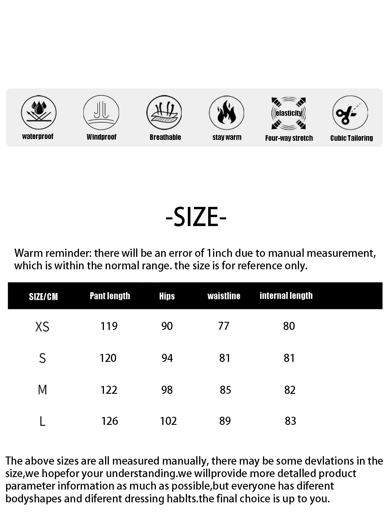 new women slim strap ski pants women's waterproof four-way stretch fleece winter ski pants snow ski pants women
