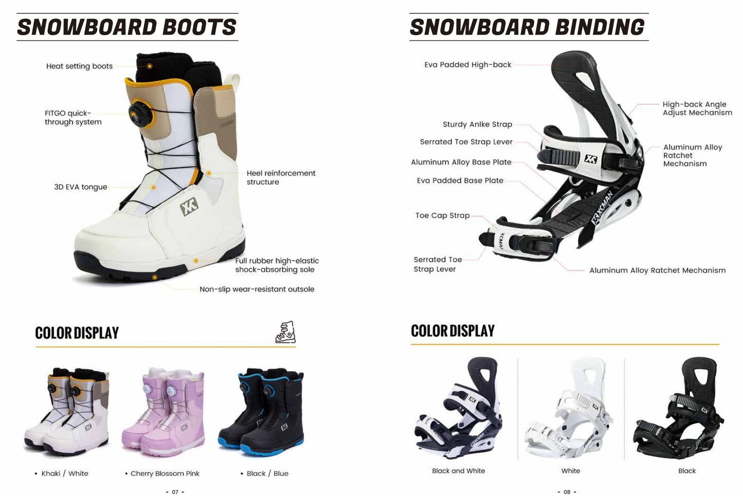 Camber Carbon Fiber Wood Core Snowboard With Bindings and Snow Shoes