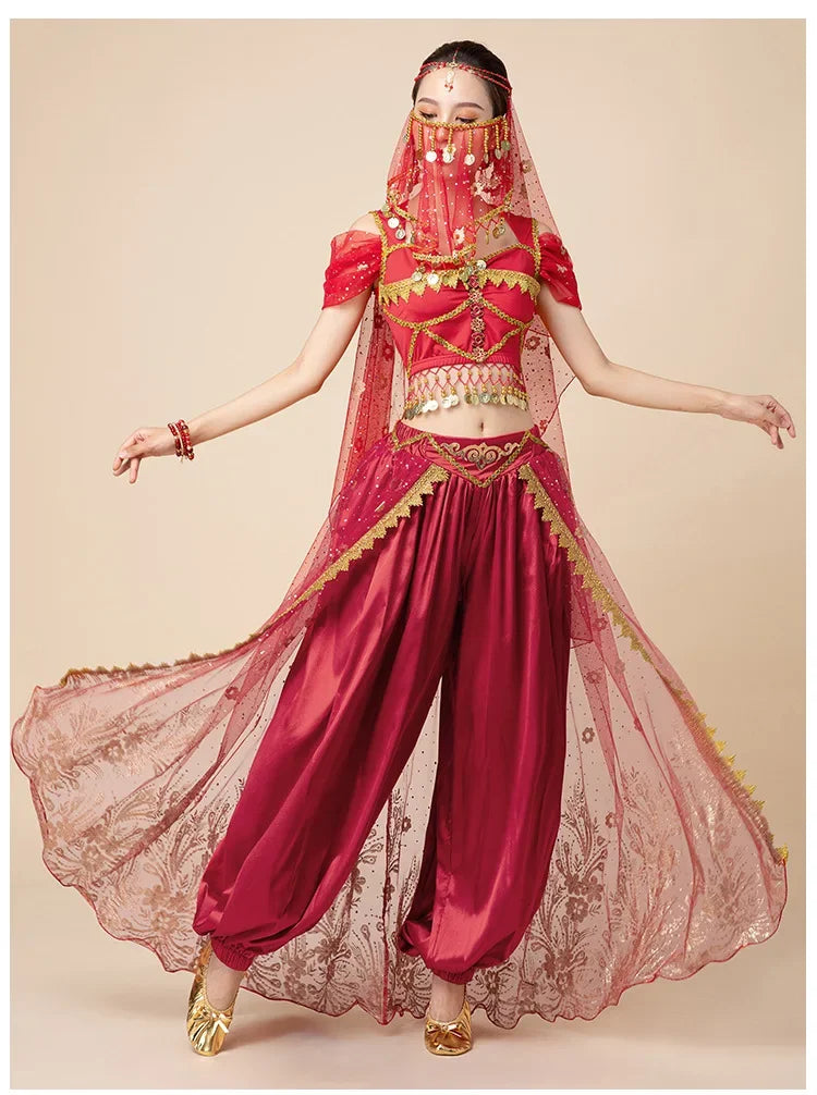 Belly Dance Dress Jasmine Princes Cosplay Dresses Han and Tang Chinese Style Cos Costume Girls female Belly Dance Outfits