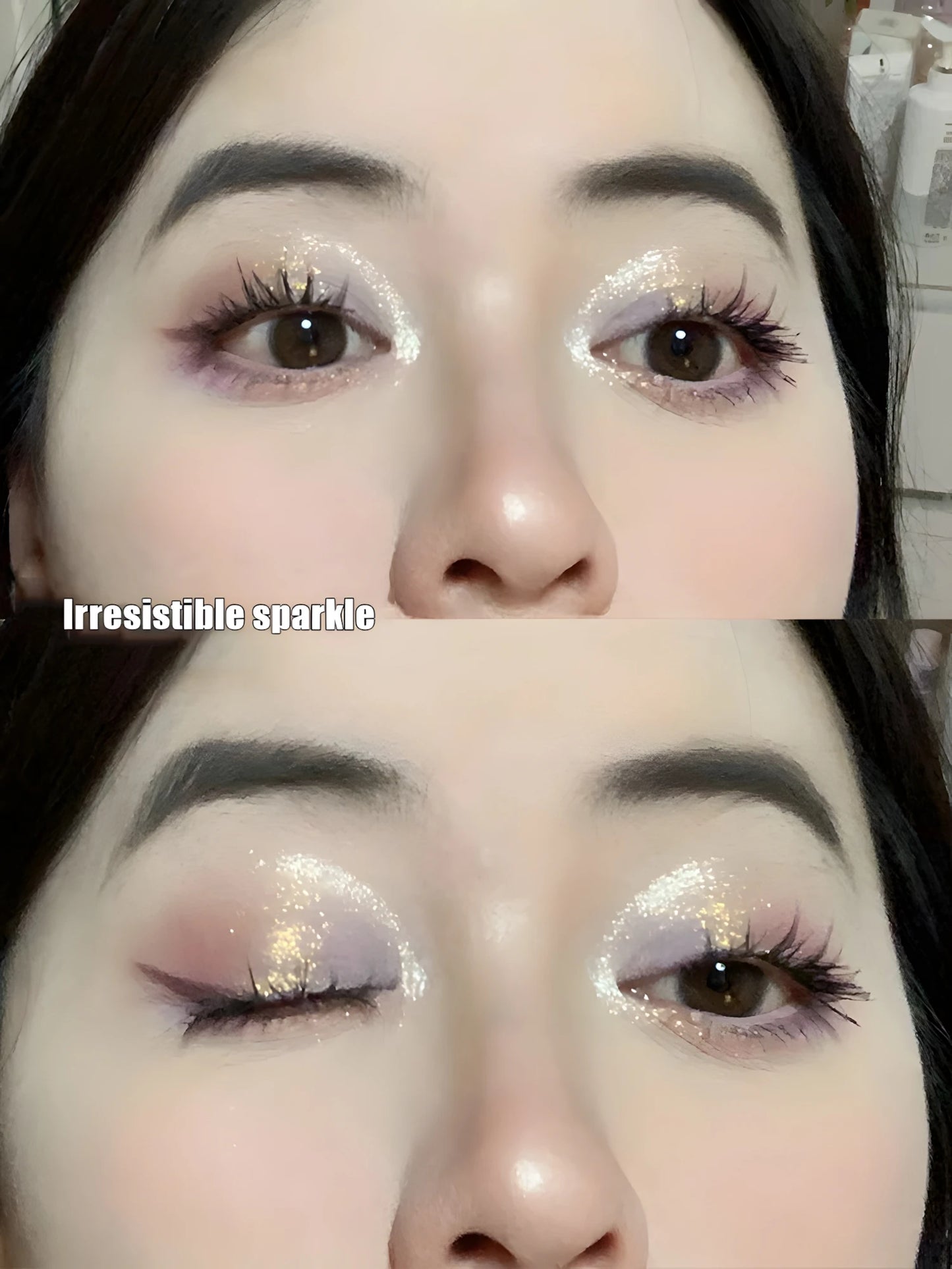 Christmas Snowflake 9-Color Eyeshadow Palette - Fine, Easy-To-Apply Powder With Sparkling Chameleon & Pearlescent Shades In Cora
