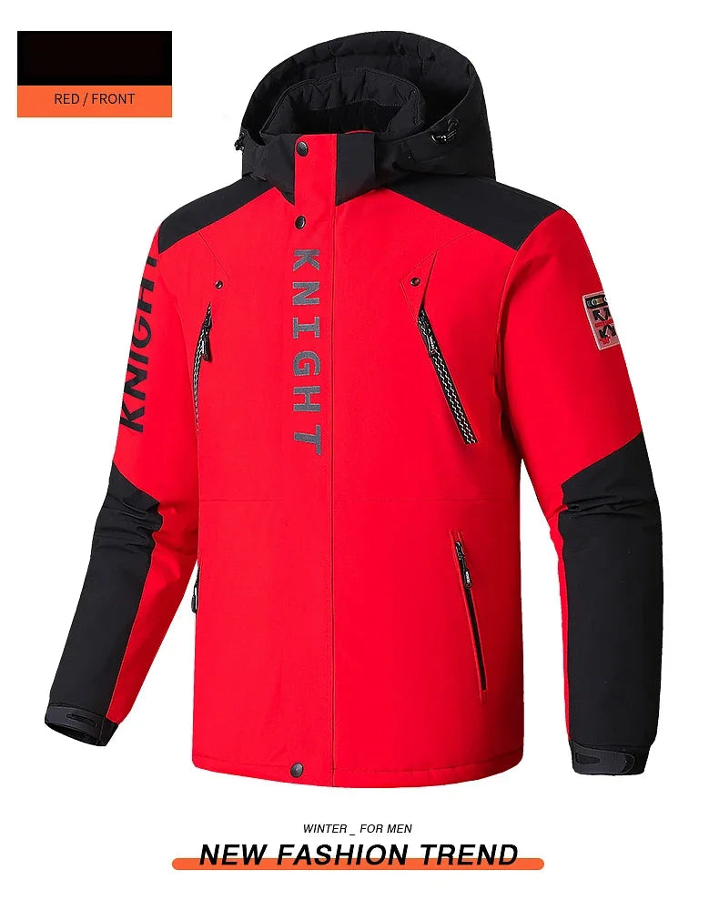 Winter Ski Suit Men Snow Parkas Super Warm Windproof Outdoor Sports Skiing Fleece Jackets and Pants Male Snowboard Wear Overalls