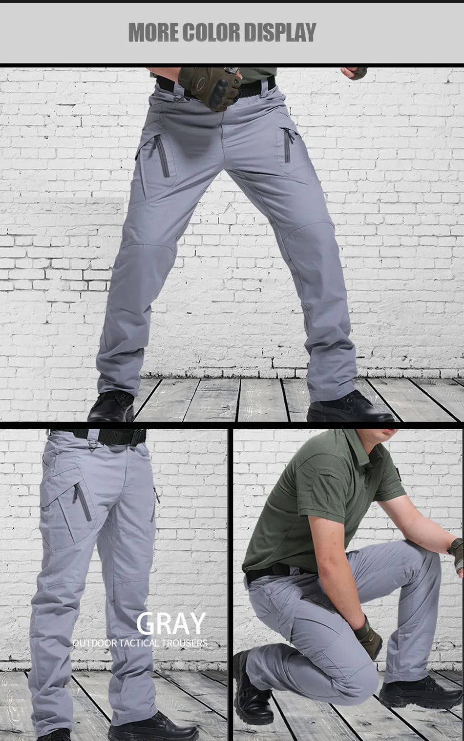 Mens Waterproof Cargo Pants Elastic Multiple Pocket Military Male Trousers Outdoor Joggers Pant Plus Size Tactical Pants Men
