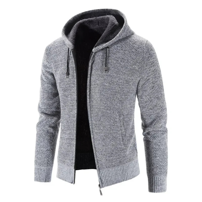 LEGIBLE 2025 Men's Sweaters Autumn Winter Wool Zipper Cardigan Sweaters Man Casual Knitwear Sweatercoat Male