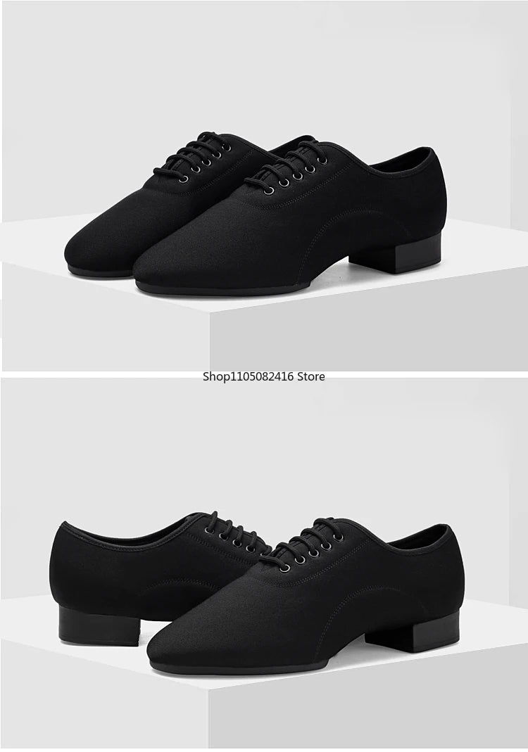 Mens Dance Shoes  Outdoor Indoor Ballroom Waltz Dance Shoes Adult Black Tango Jazz Modern Dance Shoes