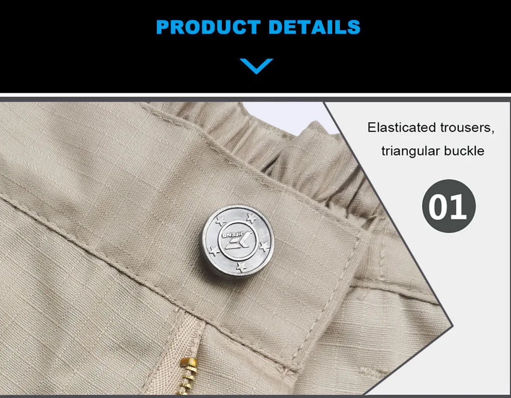 Mens Waterproof Cargo Pants Elastic Multiple Pocket Military Male Trousers Outdoor Joggers Pant Plus Size Tactical Pants Men