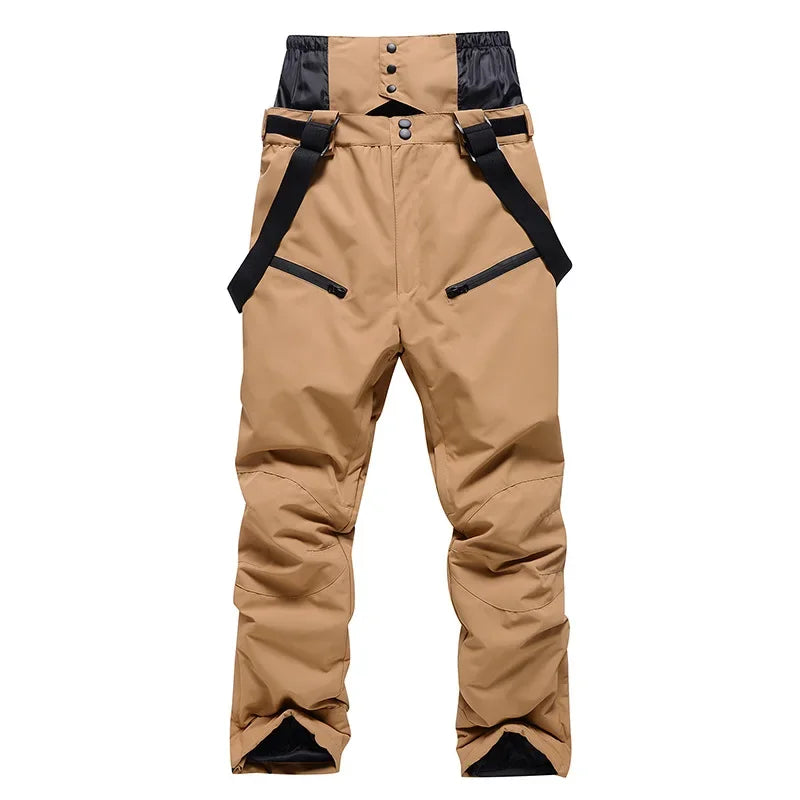 Winter Unisex Ski Pants Windproof Waterproof Snowboard Wear Outdoor Warm Snow Sports Pants Men Women Skiing Trousers