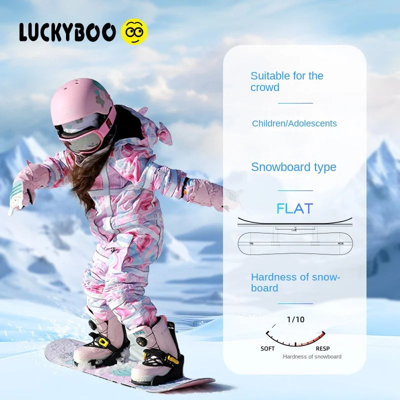 All-Round Cat Board Beginner Boys Girls Freestyle Racing Ski Snowboard Winter Sports Made Wood Sandwich Adults