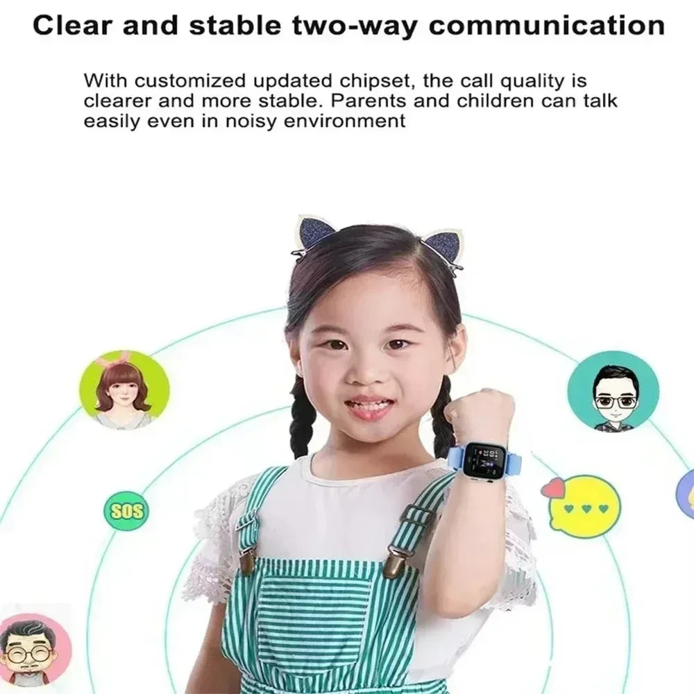 OPPO 5G Smart Watch Kids GPS WIFI Video Call SOS APP Download Child Smartwatch Camera Monitor Tracker Location Phone Watch