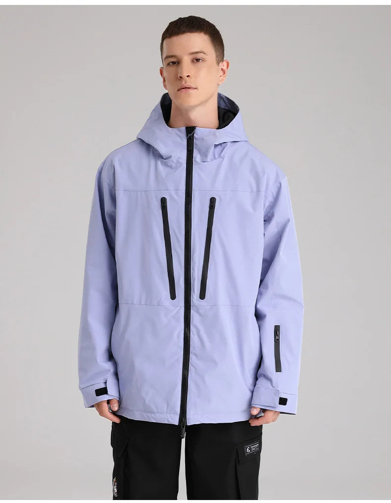 SEARIPE Winter Men Women Hooded Ski Jacket Waterproof Breathable Warm Snowboarding Coats Male And Female Outdoor Skiing Tops