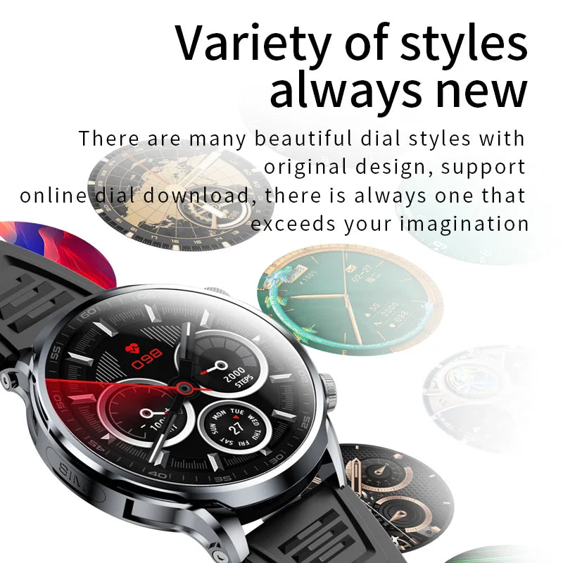 16+256GB Android H18 Smartwatch 4G LTE 1100Mah Battery Play Store Heart Rate 1.95 inch Spherical screen Smart Watch Men GPS WIFI