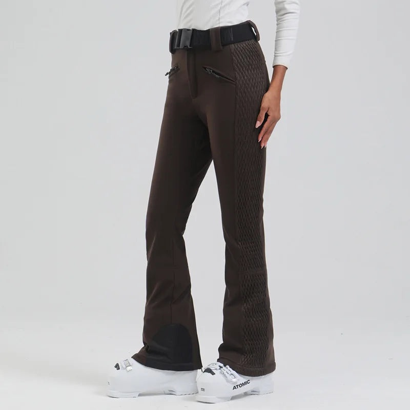 Ski Pants New Women's Double Board Slim Winter Windproof Waterproof Warm Outdoor Sports Ski Pants