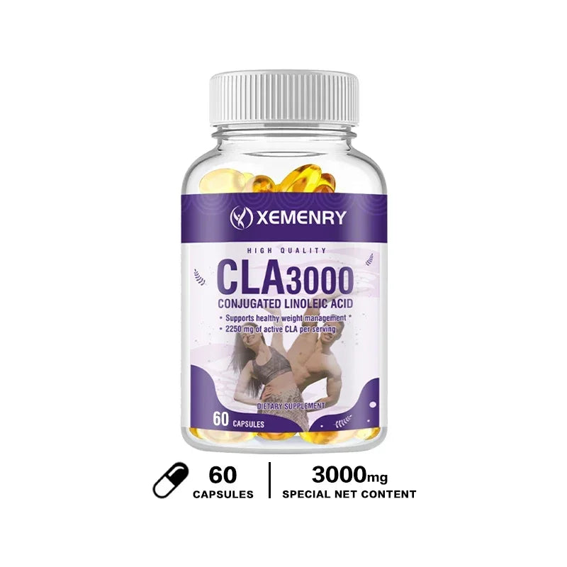 CLA Supplement - Healthy Weight Management, Increase Muscle Mass, Promote Metabolism, Anti-aging, and Maintain Overall Health
