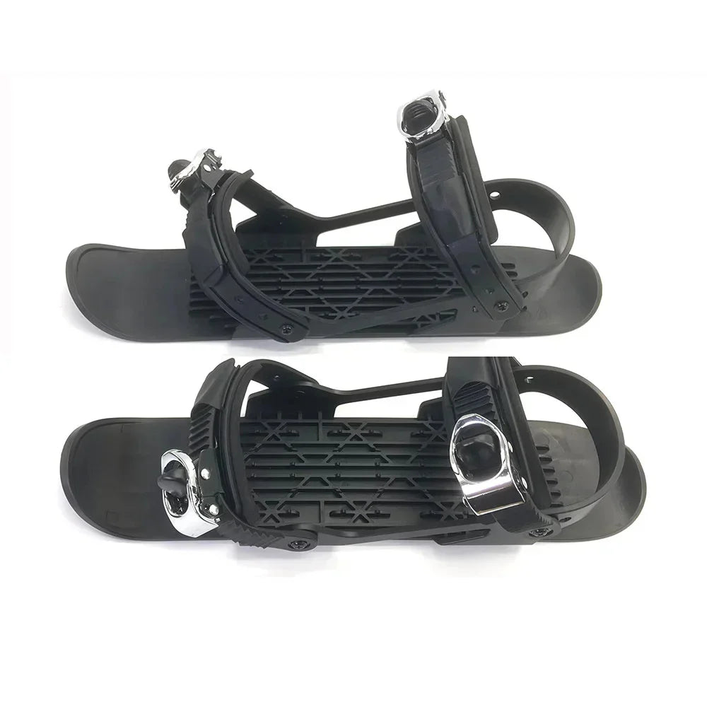 Mini Short Skis For Outdoor Snow Ski Boots Snowboards Portable Ice Skates And Snow Boots For Winter Travel