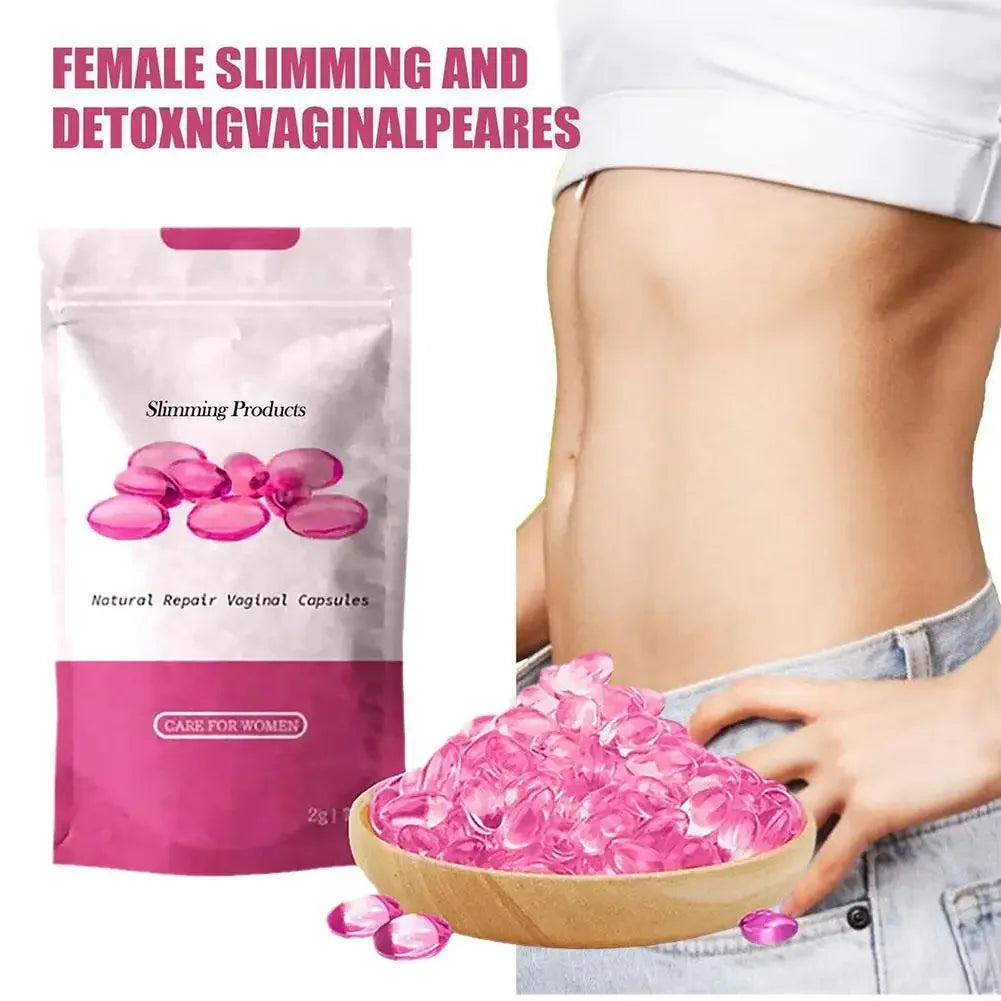 Anti-Itch Detox Slimming Capsules Vaginal Tightening Shrink Fat Burning Flat Belly Cleaning Feminine Hygiene Weight Loss Capsule