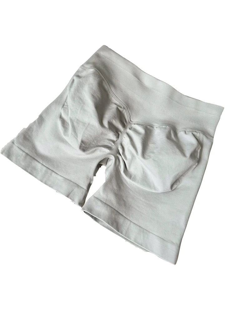 Seamless Shorts 4.5" Yoga Shorts Women Clothes Scrunch Bum Gym Shorts Booty Running Short Butt Lifting Workout Pants Fitness
