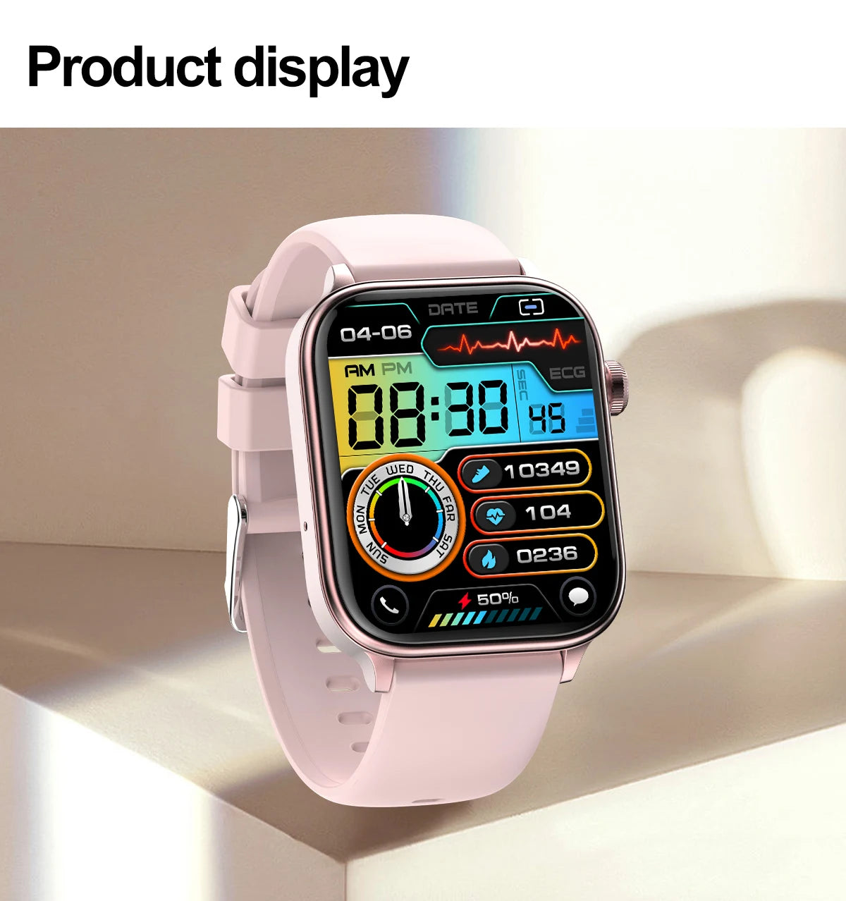 2025 New For XIAOM1 ECG+PPG Blood Fat Uric Acid Health Smartwatch Men Women Heart Rate Blood Pressure Bluetooth Call Smart Watch