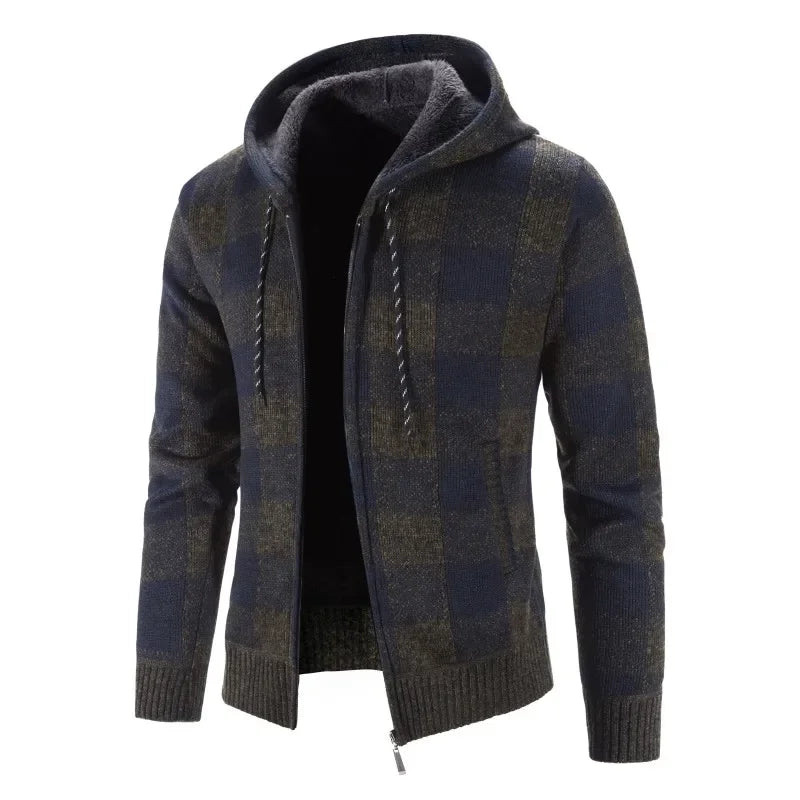 LEGIBLE 2025 Men's Sweaters Autumn Winter Wool Zipper Cardigan Sweaters Man Casual Knitwear Sweatercoat Male