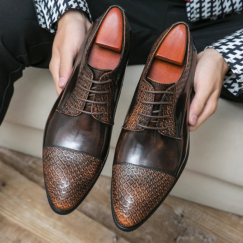 Dress Shoes Man Classic Casual Business Leather Shoes Men Formal Wedding Office Leather Shoes For Men Social Shoe Male