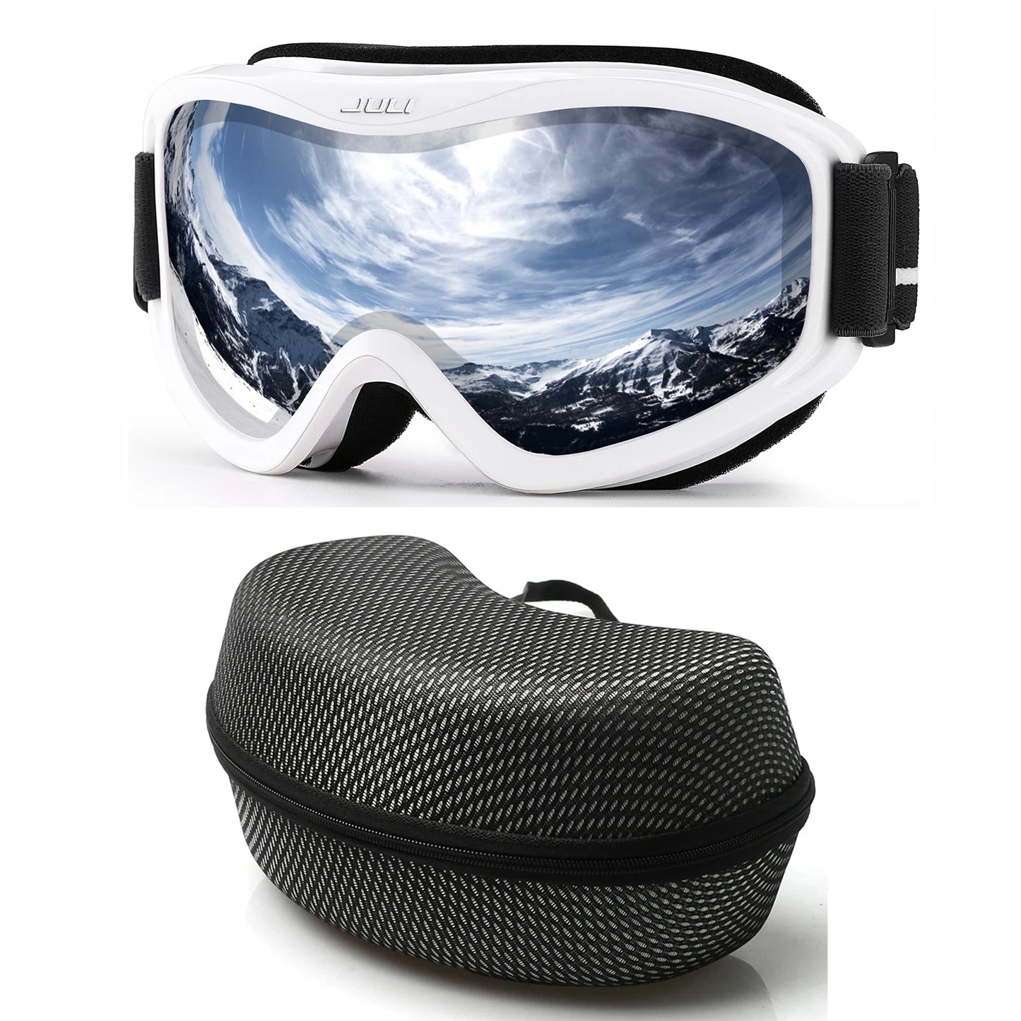 MAXJULI Professional Ski Goggles Double Layer Anti-Fog UV400 Lens Snowboarding Snow Winter Sports Goggles for Men Women BBS