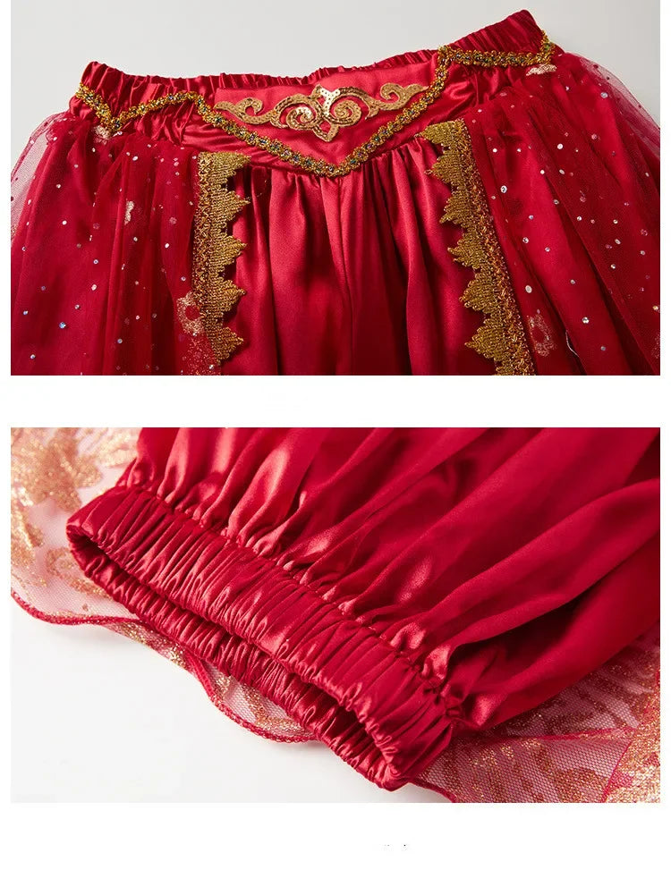 Belly Dance Dress Jasmine Princes Cosplay Dresses Han and Tang Chinese Style Cos Costume Girls female Belly Dance Outfits