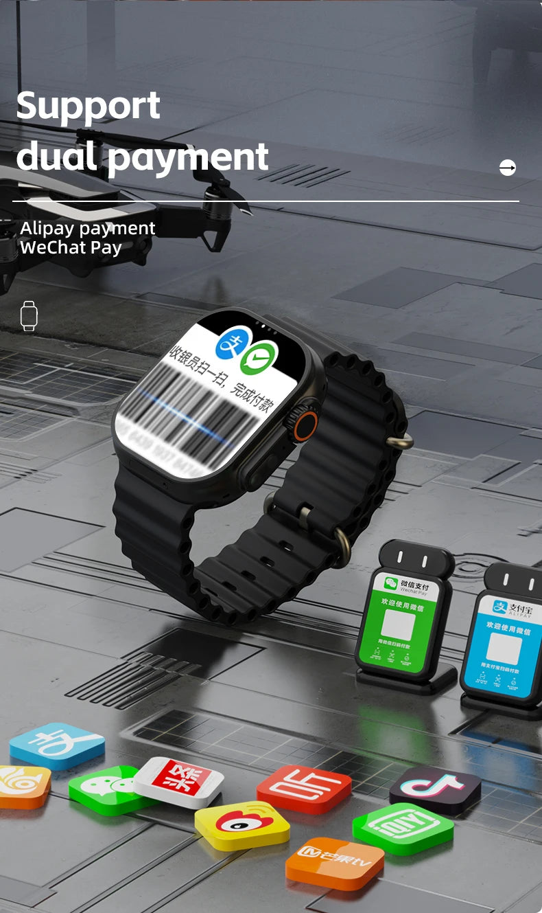 S11 Ultra Smart Watch 2.26 inch Amoled 490*580 Smartwatch With 4G 5G LTE Sim Card Touch encoder GPS precise position 2000Mah