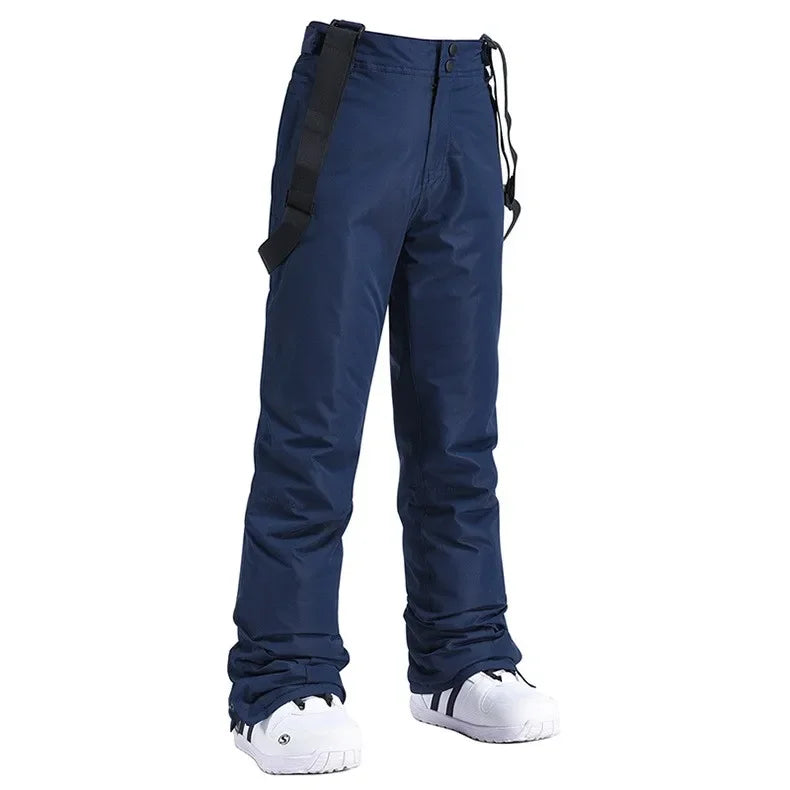 Winter Outdoor Mountain Waterproof Ski Pants For Men Women’s High Quality Windproof Warm Snow Trousers Ski Snowboarding Pants