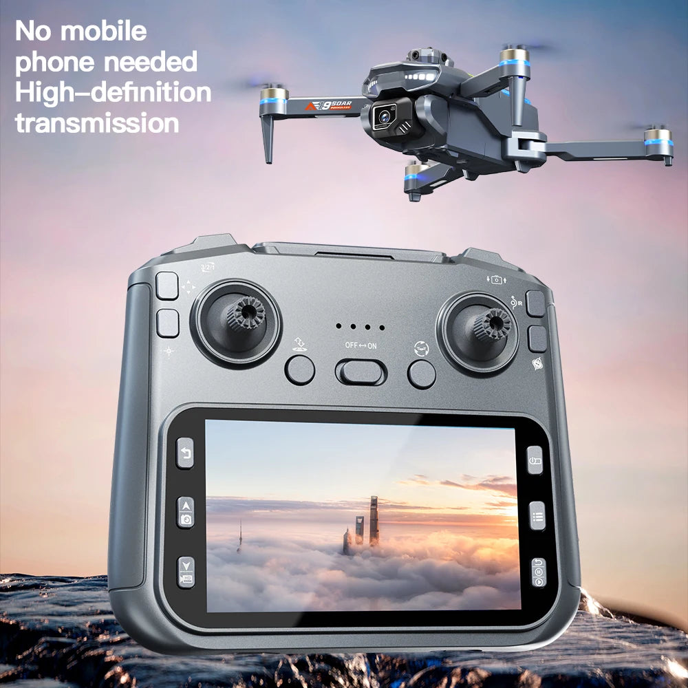 For Xiaomi 2026 NEW AE19 Drone With Remote control Obstacle Avoidance 8K HD Dual Camera Brushless WiFi FPV Foldable Quadcopter