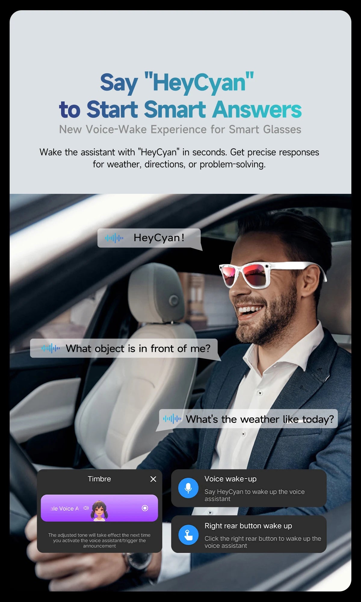 Tavyu Smart Glasses HD 8K Photochromic Lens Bluetooth Call WIFI Transmission Music Translate Video Recording Camera Glasses Men