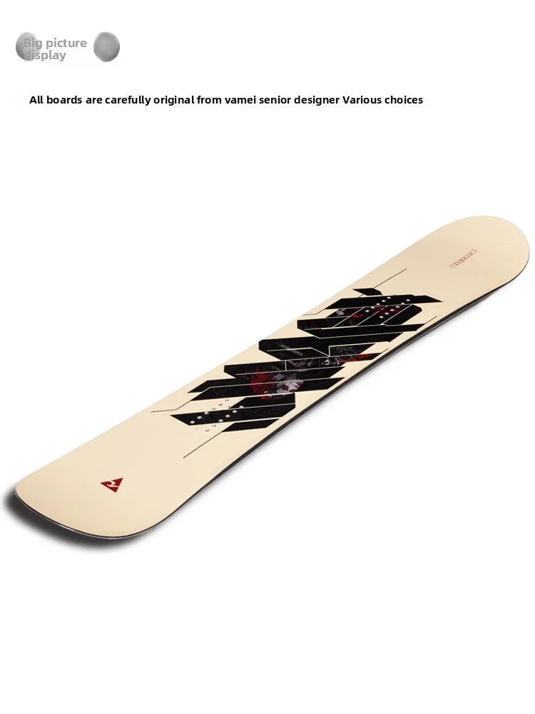 Carbon fiber snowboard, multi-functional snowboard, all-terrain flat carving veneer
