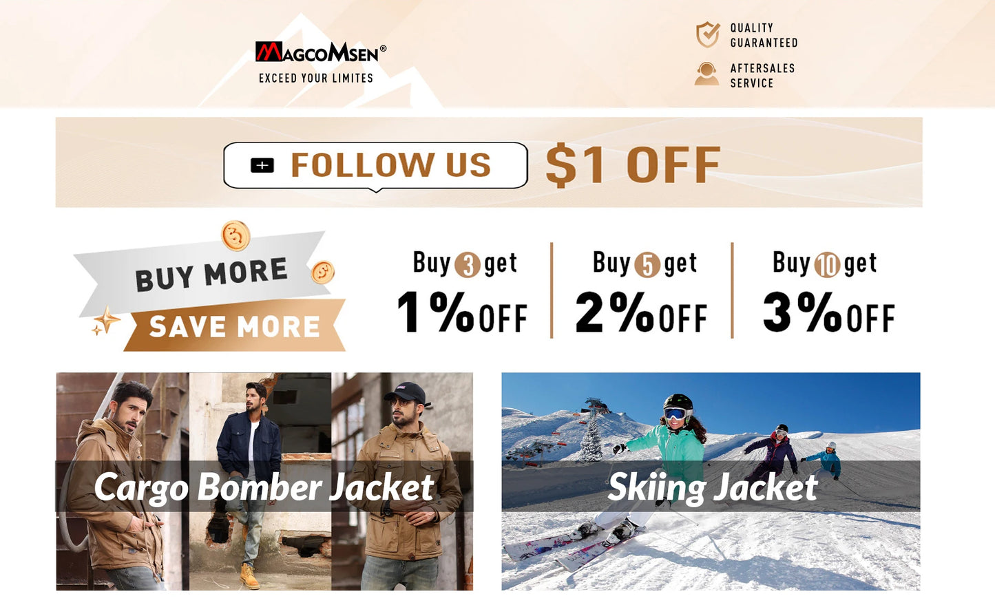 MAGCOMSEN Men's Hooded Fleece Ski Jacket Waterproof Thermal Thick Warm Parka Coats Winter Snow Jacket