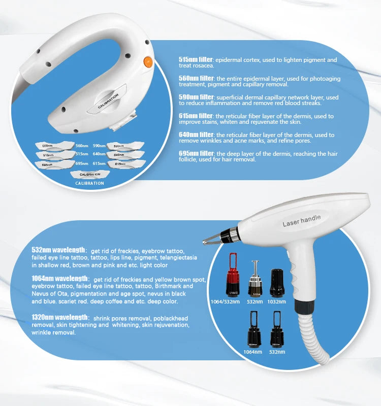2 In 1 M22 IPL OPT Hair Removal Machine M22 IPL E-light Photon Facial Whiting Skin Rejuvenation Nd Yag Tattoo Removal Machine