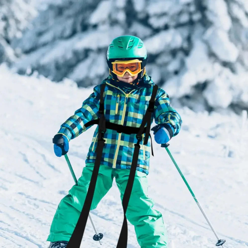 Kids Skiing Harness Safety Shoulder Strap Skating Training Snowboarding Cycling Outdoor Sport Belt for Child Beginner