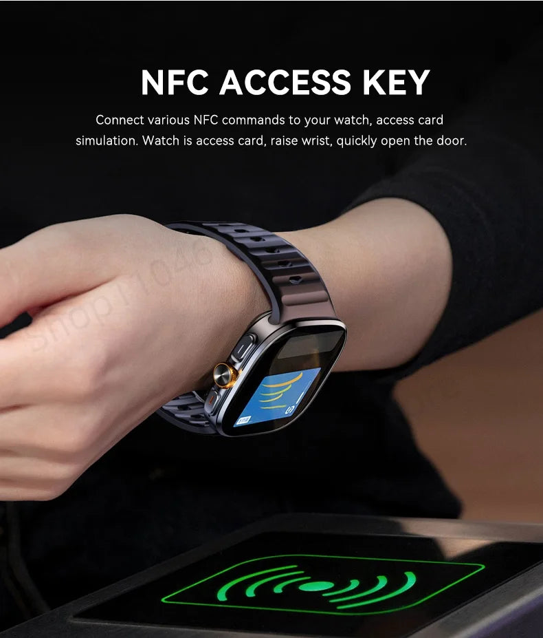M99 Smart Watch Android 10.0 Smartwatch With Sim Card Rotary Camera GPS WIFI Compass 512GB Storage 2.4inch larger Amoled Screen