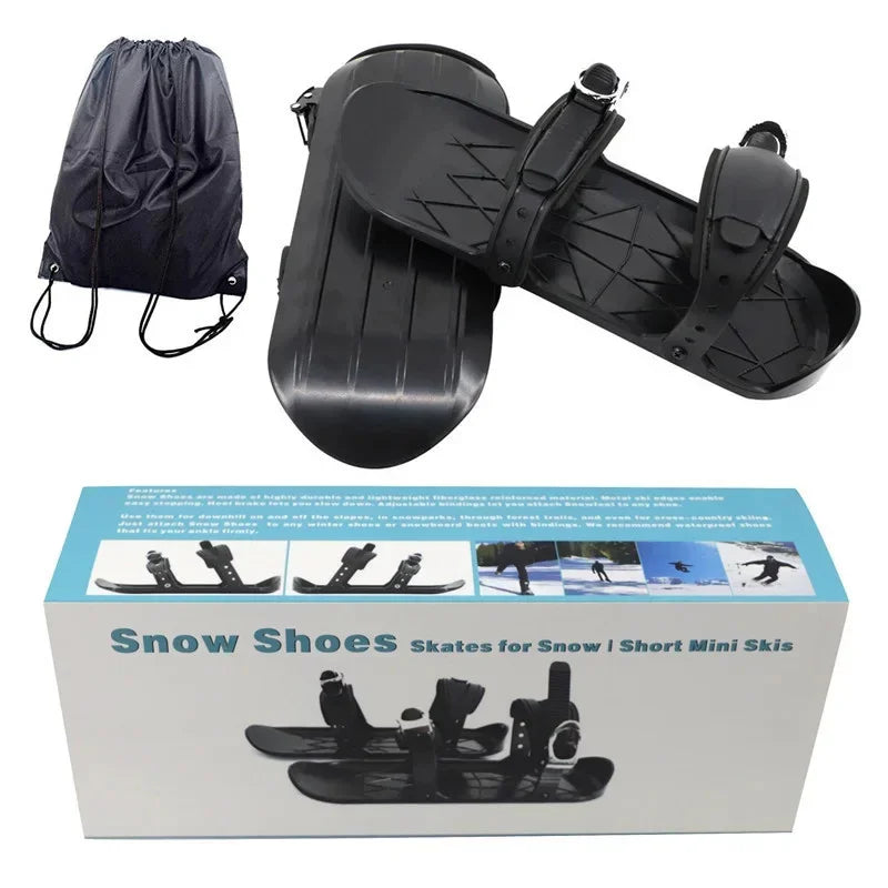 MiniSki Skates Third-generation Ski Boots For Adults And Children Outdoor Sports Snowshoes Ski Boots Sleds Mini Ski Boots
