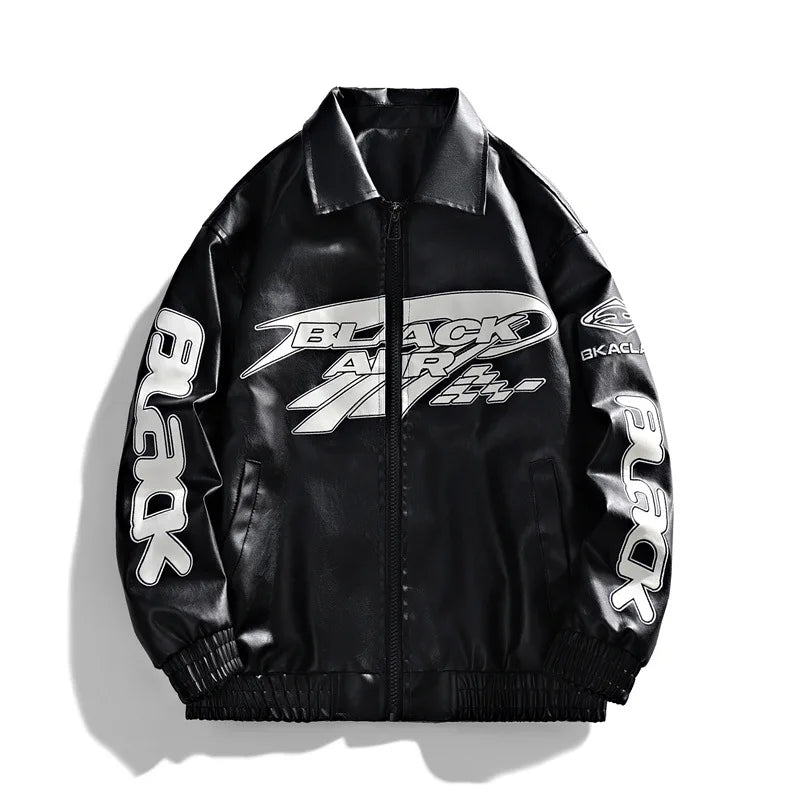 Men's 2026 Spring/Summer Men's Leather Jacket Coat New Trend Brand Motorcycle Suit High-Quality PU Coat Asian Sizes