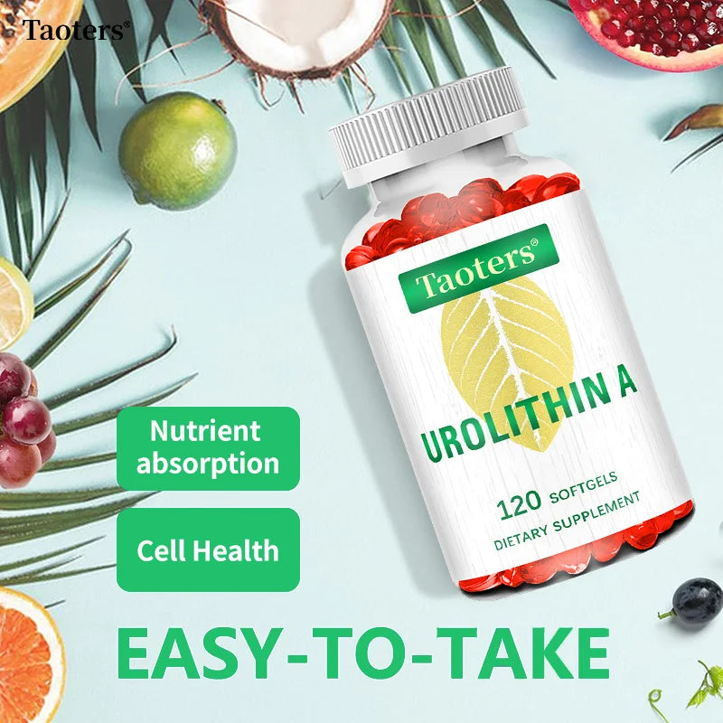 Urolithin A Capsules -2000 mg, 120 Capsules for Advanced Cellular Health and Vitality, Healthy Aging