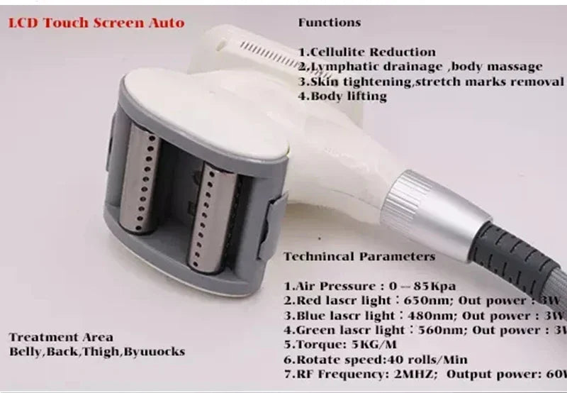 Portable V9 Vela Body Shape Weight loss Vacuum 85Kpa Cavitation Slimming Roller Shaping Massage Machine Fat Removal Face lift