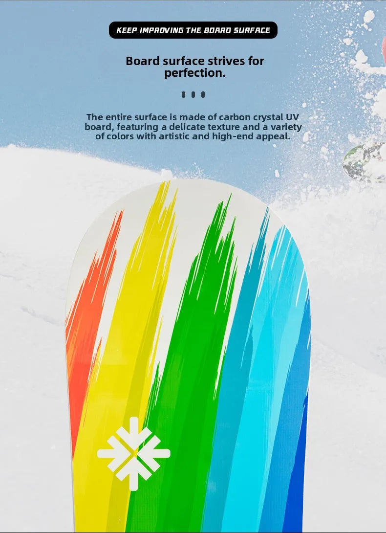 All-Mountain All-Terrain Snowboard Fizzpow Rider Board Versatile Snowboarding De for Adult Snow Tras in All Areas