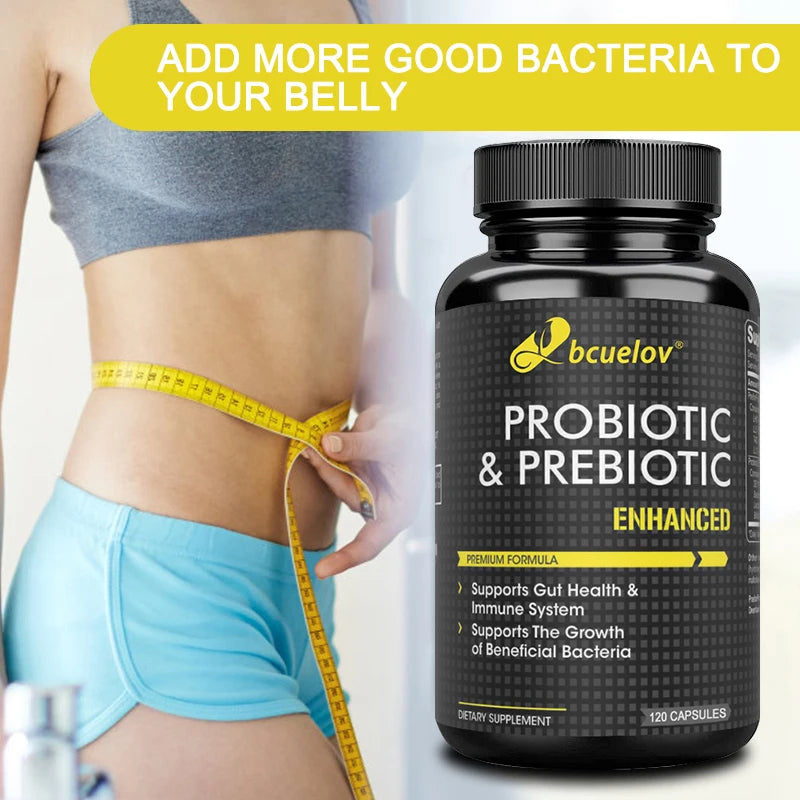 Probiotic and Prebiotic Supplements - Promote Immune and Digestive Health for Men and Women, Boost Metabolism, Gut Health