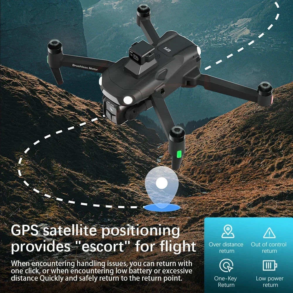 For Xiaomi A1R 3S GPS Drone 360°Laser obstacle avoidance 8K Professional HD Camera UAV WIFI Brushless Foldable Quadcopter Dron