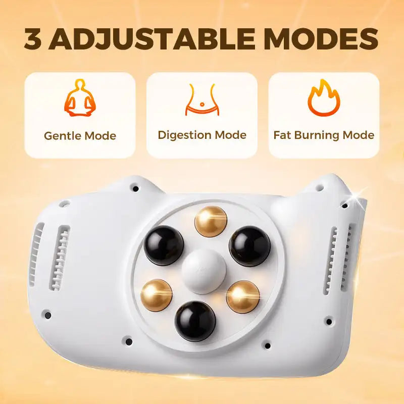 Electric Wireless Abdominal Massager for Fat Burning & Digestion 3-gear Speed Adjustable Lazy Workout HomeFitness Body Sculpting